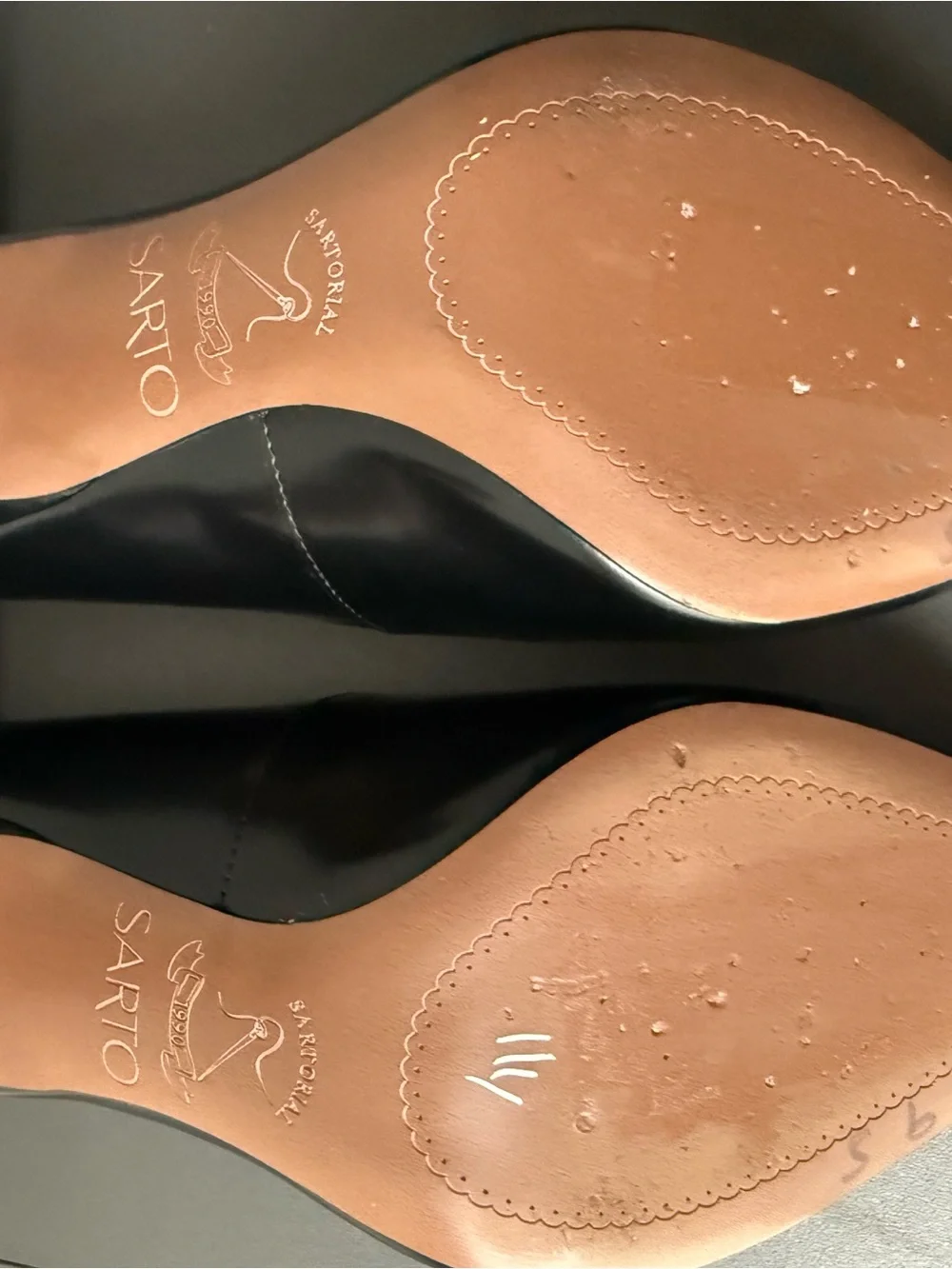 Franco Sarto Black Pointed-Toe Pumps